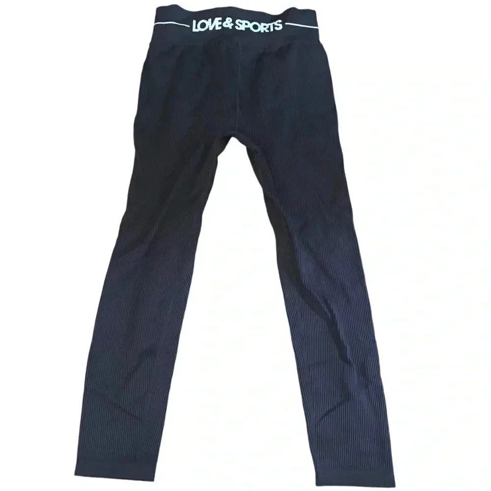 Love & Sports ribbed high waist leggings